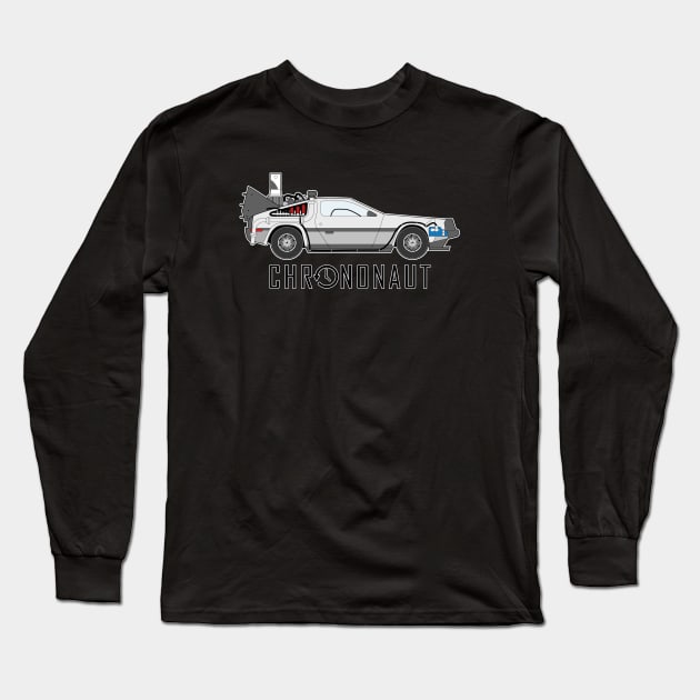 Chrononaut Long Sleeve T-Shirt by triggerleo